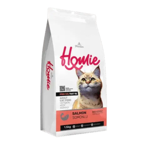 HOMIE SUPER PREMIUM ADULT DRY CAT FOOD SALMON