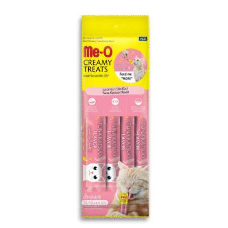 ME-O CREAMY CAT TREATS TUNA KATSUO