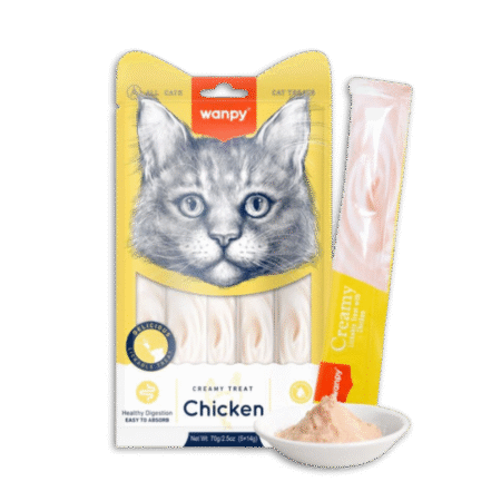 WANPY CREAMY CAT TREATS CHICKEN