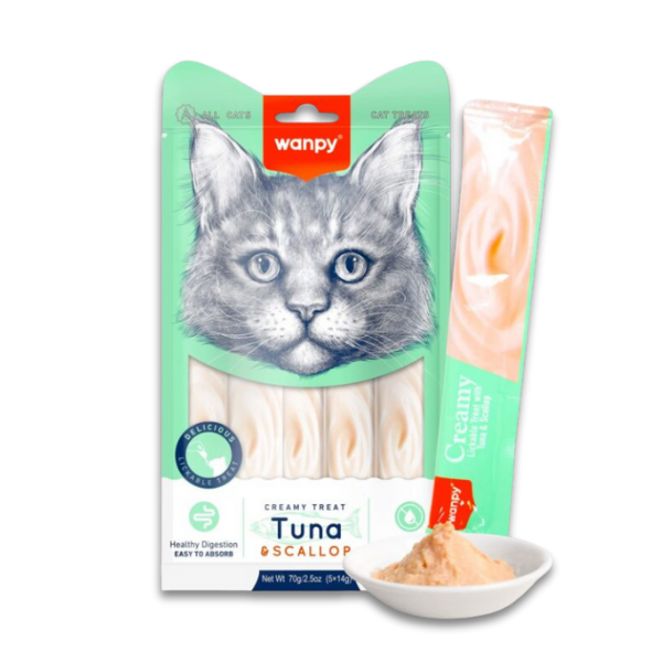 WANPY CREAMY CAT TREATS TUNA WANPY CREAMY CAT TREATS TUNA
