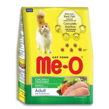 ME-O ADULT CAT FOOD CHICKEN FLAVOR