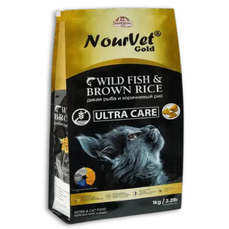 NOURVET GOLD,FISH AND BROWN RICE