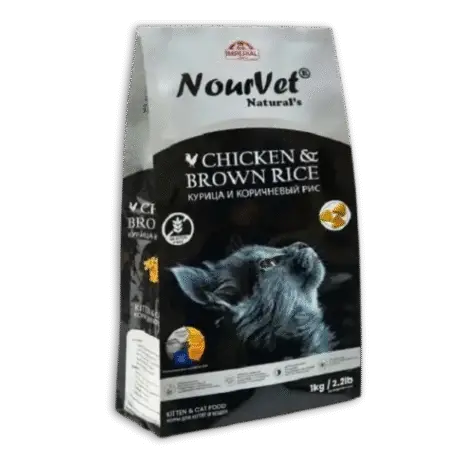 NOURVET NATURAL,CHICKEN AND BROWN RICE