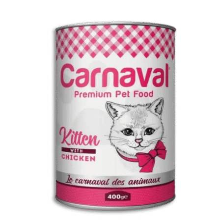 CARNAVAL PREMIUM KITTEN TIN FOOD CHICKEN
