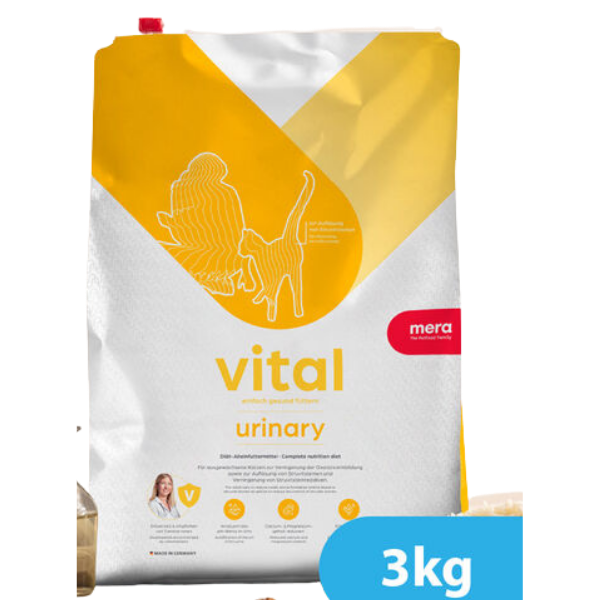 MERA VITAL URINARY CAT FOOD_3KG MERA VITAL URINARY CAT FOOD