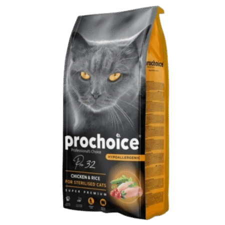 PROCHOICE STERILISED ADULT DRY CAT FOOD CHICKEN & RICE