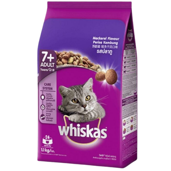 WHISKAS ADULT CAT FOOD MACKEREL FLAVOR WHISKAS ADULT CAT FOOD MACKEREL FLAVOR