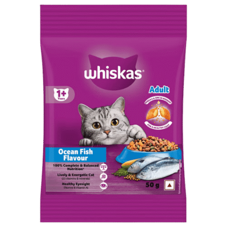 WHISKAS ADULT CAT FOOD OCEAN FISH FLAVOR