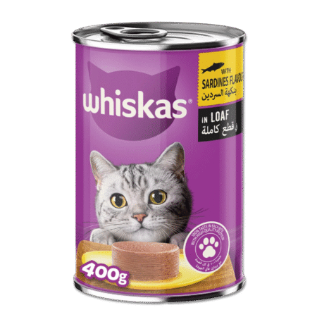 WHISKAS CANNED CAT FOOD SARDINE