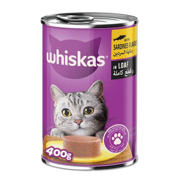 WHISKAS CANNED CAT FOOD SARDINE WHISKAS CANNED CAT FOOD SARDINE