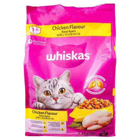 WHISKAS KITTEN FOOD CHICKEN FLAVOR