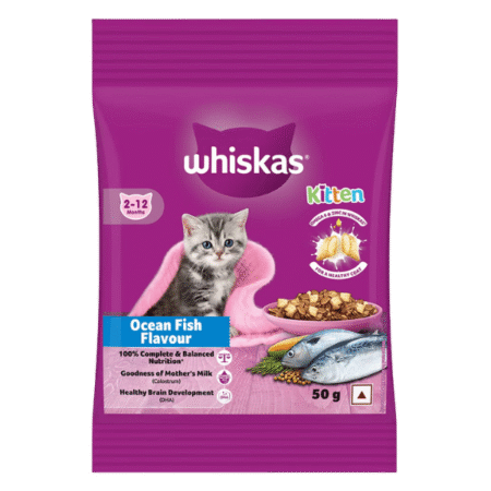 WHISKAS KITTEN FOOD OCEAN FISH FLAVOR